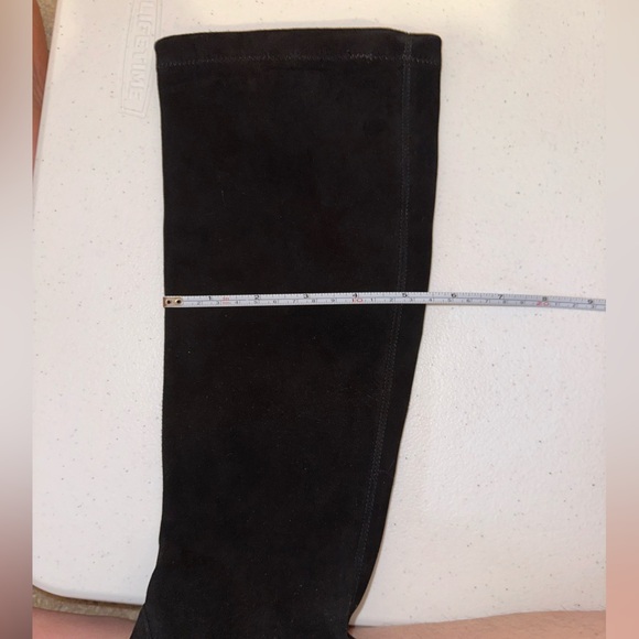 LK Bennett women’s Black Suede Knee-High Boots 38.5 fall winter closet staple - Picture 14 of 16